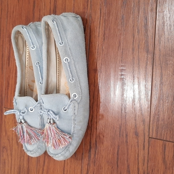 Sam Edelman Suede Fantine Tasseled Moccasin Flats - Picture 4 of 7